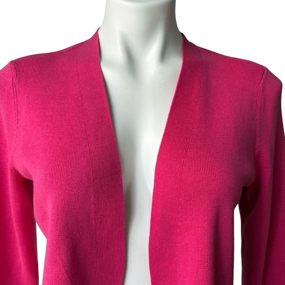 NWT, Talbots Pink Classic Dress Shrug Bolero Sweater, Sz M - Picture 8 of 14